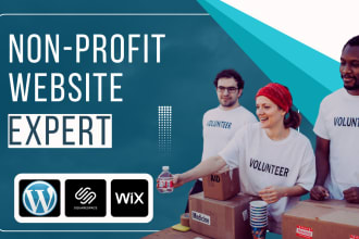 design non profit website for charity donation organizations