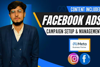 be your facebook ads campaign manager and instagram ad expert