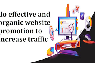do effective and organic website promotion to increase traffic