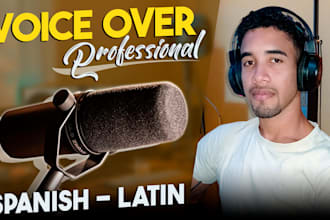 record professional voice over in spanish for youtube