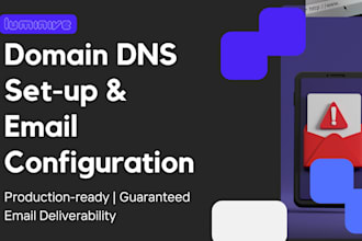 setup your domain dns and email dmarc dkim spf records for strong deliverability
