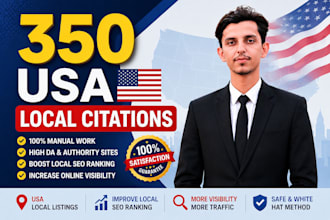do 350 USA local citations to boost your local SEO