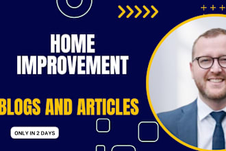 write roofing and home improvement blogs and articles
