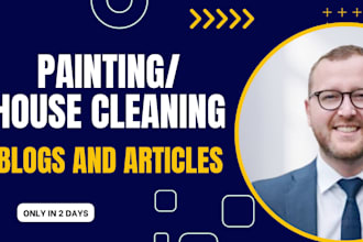 write painting, wallpaper, and interior design blogs, articles, and content