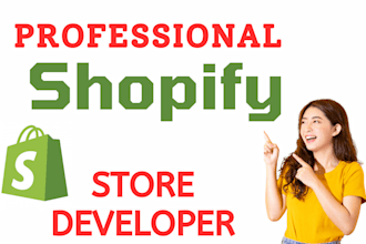 setup shopify store or shopify website development