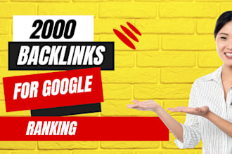 create 2000 high quality contextual seo dofollow backlinks