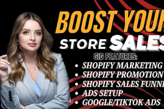 boost shopify website sales and promote active traffic