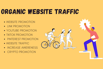 do website promotion,marketing to increase sales and traffic UK,USA, worldwide