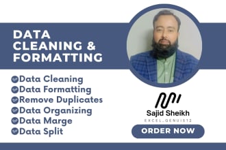 perform perfect ms excel data cleaning, formatting, and remove duplicate