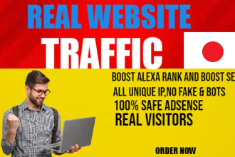do organic website traffic UK,USA to increase