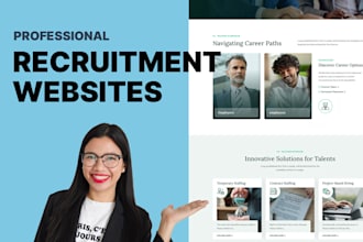 design a professional recruitment agency website