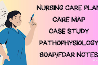 make patient based nursing care plans, care maps, and case studies