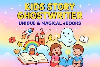 kids fiction ghostwriter, ebook writer, short story writer