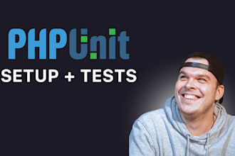implement phpunit and develop tests for your PHP application
