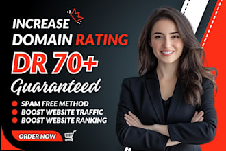 increase domain rating ahrefs DR through website SEO backlinks