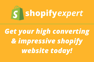 develop highly impressive shopify dropshipping website