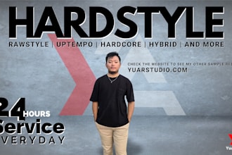 make a professional hardstyle remix of any song for you