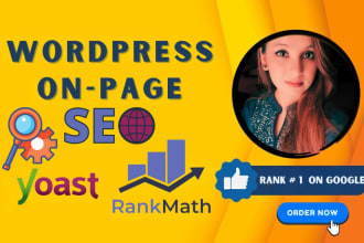 do wordpress onpage SEO optimization with yoast or rankmath