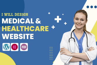 design a medical website or healthcare website