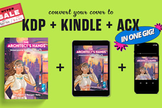 create resize edit your cover art kdp paperback acx kindle