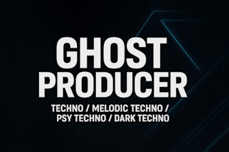 ghost producer melodic techno dark techno psy techno minimal