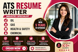 write environment engineering, chemical, hse, oil and gas, tech resume