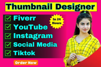 create fiverr gig image design, fiverr thumbnail, gig picture, youtube thumbnail