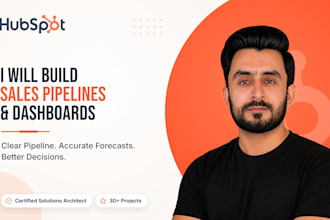 build hubspot sales pipelines, dashboards and workflows