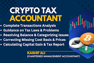 do cryptocurrency accounting and complete tax reports preparation