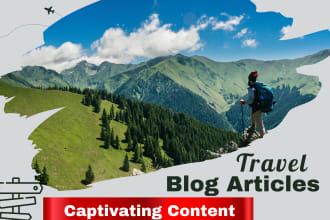 write engaging travel articles for a travel blog or website