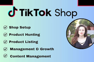 setup and manage tiktok shop
