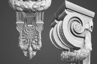 sculpt 3d optimized ornaments for your videogame