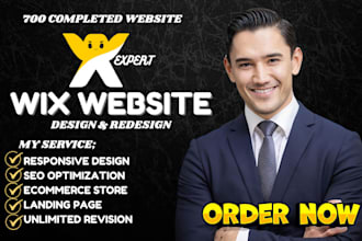 do wix website redesign, wix redesign, wix landing page, wix website design, wix
