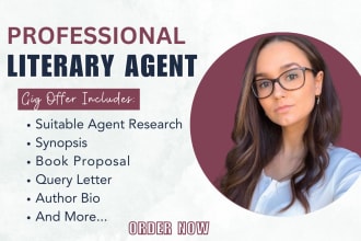 get active literary agent for your novel, movie script, fiction or nonfiction