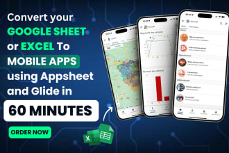 develop mobile app with glide and appsheet, appscript, adalo, bubble flutterflow