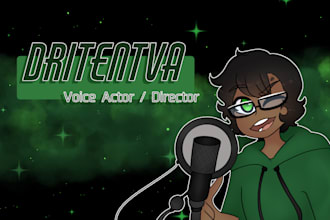 provide professional male voice over
