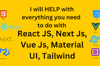 develop or help with react js, nextjs , figma to react web application