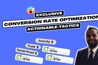 increase your store conversion rate, aov and ltv, conversion rate optimization
