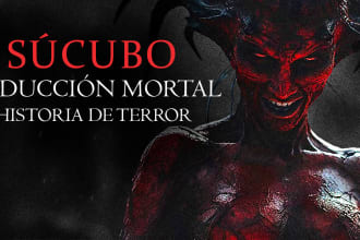 design an amazing horror thumbnail for youtube with excellent quality