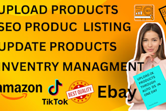 do bulk import and export products on ebay, shopify,woocommerce, etsy, tiktok