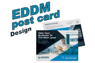 design eddm postcards for your business or event
