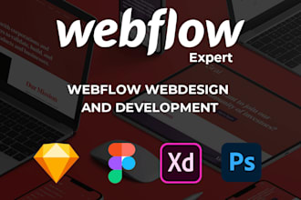 design your new webflow website
