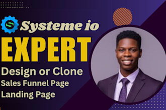 build systeme io sales funnels, landing pages, sales pages or gohighlevel expert
