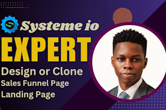 build sales funnel in systeme io, clone landing page ghl, sales page gohighlevel