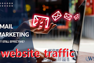 do organic website traffic promotion email marketing