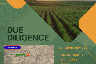 create comprehensive vacant land due diligence report