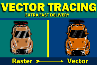 vectorize, redraw, trace, recreate your logo or image