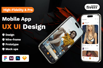 do ux ui design,figma website design,mobile app design,prototype,wireframe
