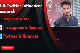 do influencer research for instagram and twitter influencers