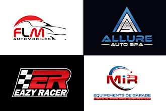 do auto detailing, auto repair, automotive logo design
